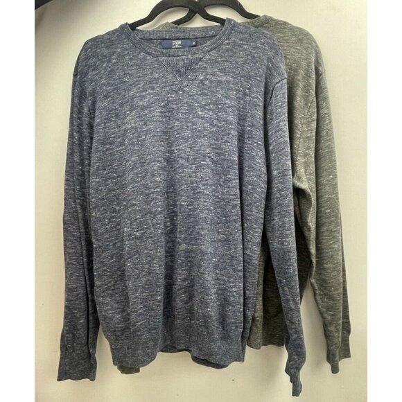 J. Crew Men's Crewneck Sweaters - Gray and Blue - Picture 9 of 16